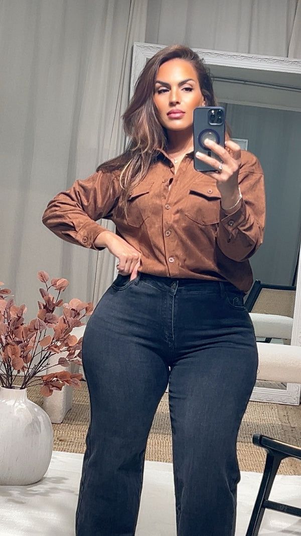 Chemise suédine ALICIA